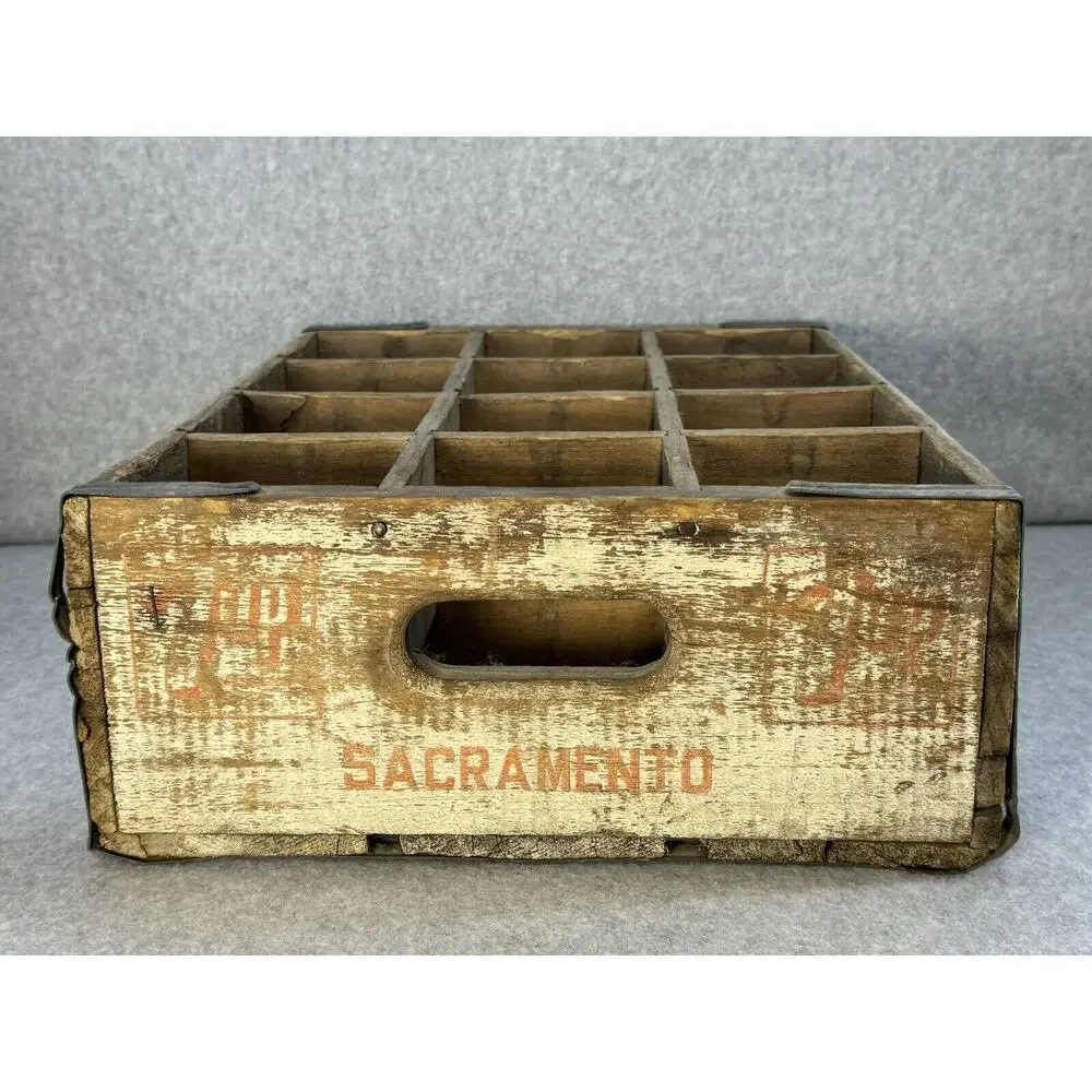 Vintage 2 Handled Wooden 